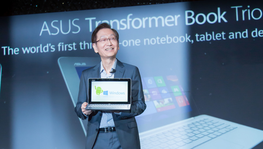 ASUS Chairman Jonney Shih Unveils the ASUS Transformer Book Trio