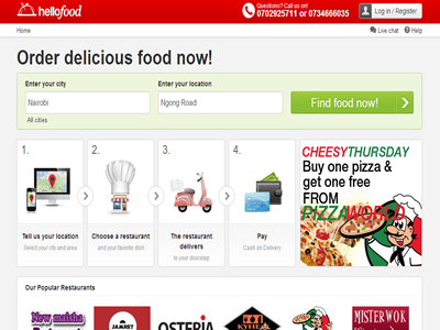 Revamped Hellofood site