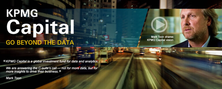 CEO Weekends: KPMG Launches $100 Million Venture Fund to Accelerate Big Data Startups Globally