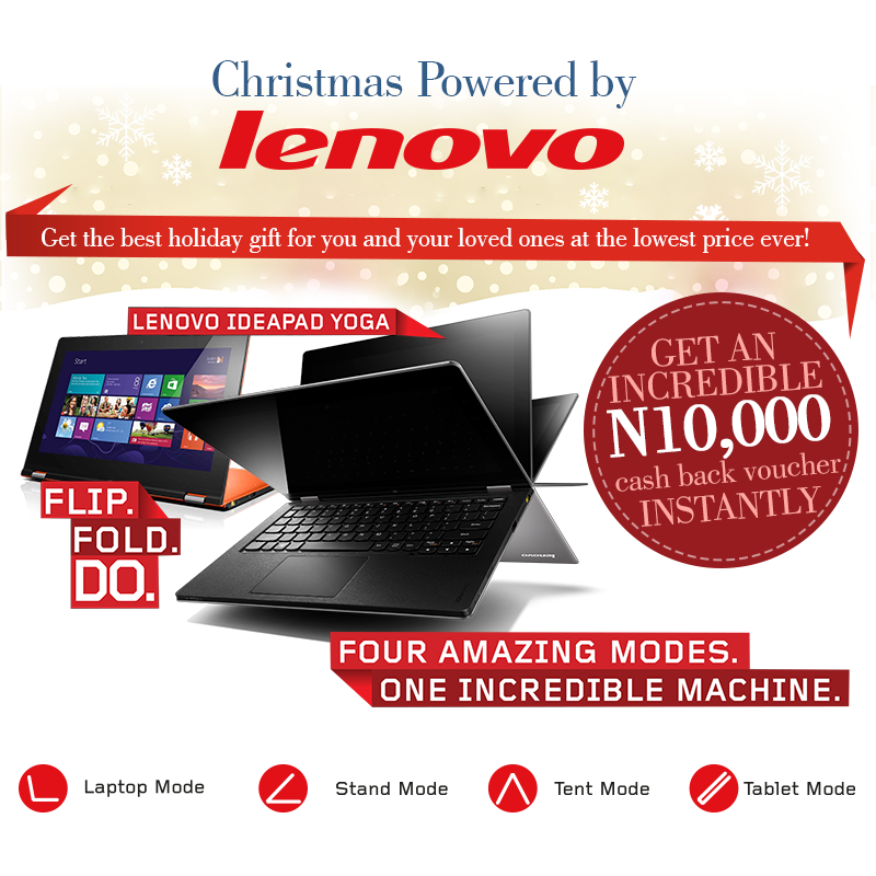 Lenovo Turns to Konga to Make it Rain This Christmas