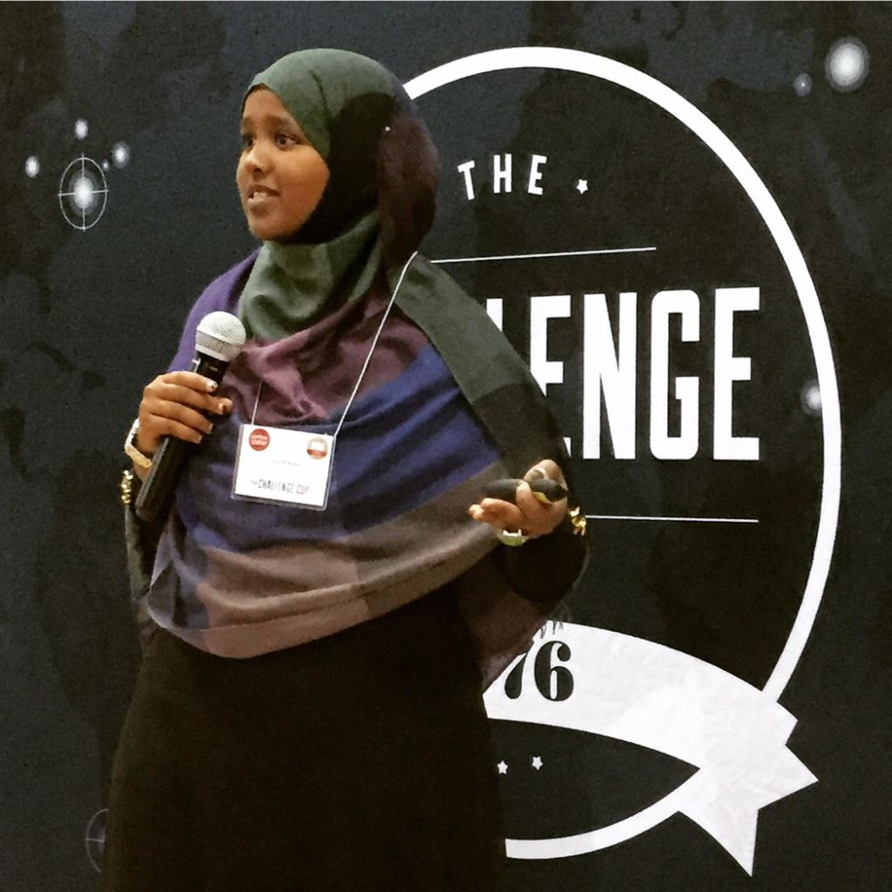 Leila, pitching at the 1776 challenge