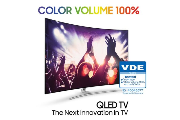 Samsung New QLED TV Becomes the First‘100 Percent Color Volume’-Verified TV