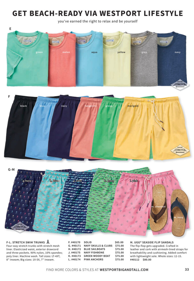 Westport Big and Tall: Swim Collection