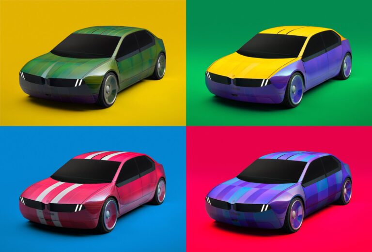 A BMW that changes colour to match your outfit unveiled.