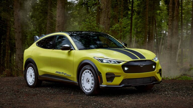 Ford unveils the Mustang Mach-E Rally, a sporty off-road electric SUV