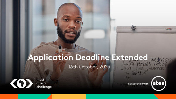 The MEST Africa Challenge Startup Pitch Competition Deadline Extended
