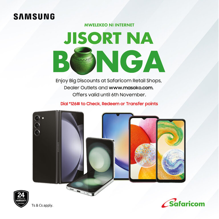 Samsung and Safaricom to reward loyal customers through Jisort na Bonga  Campaign