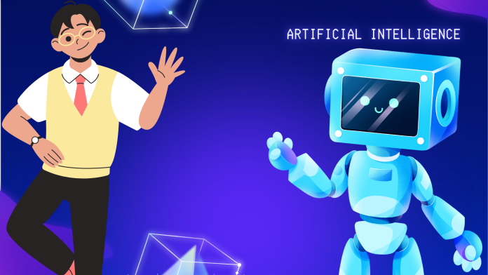 Blue Futuristic Illustrative Artificial Intelligence Project Presentation