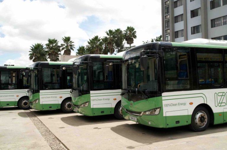 IZI Electric, a pioneer in e-mobility launches its fleet of electric buses in Kigali