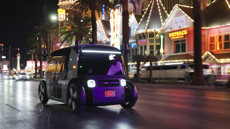 Amazon’s Zoox Launches Public Robotaxi Service in Las Vegas, Taking on Waymo and Tesla