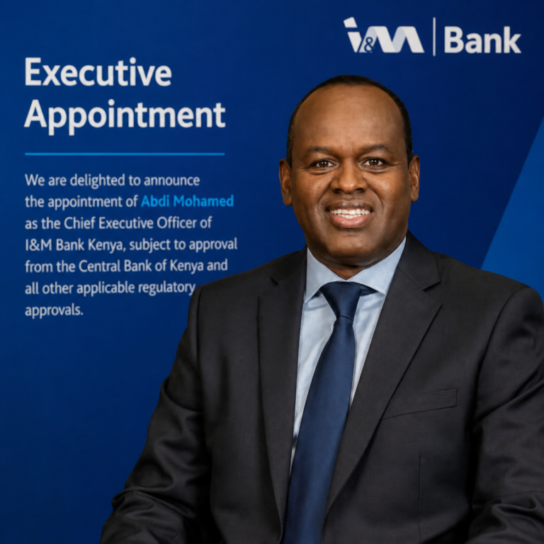 I&M Bank Names Former Absa Kenya CEO Abdi Mohamed as Chief Executive